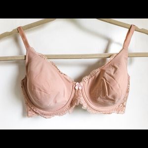 Victoria Secret Unlined bra with lace accent